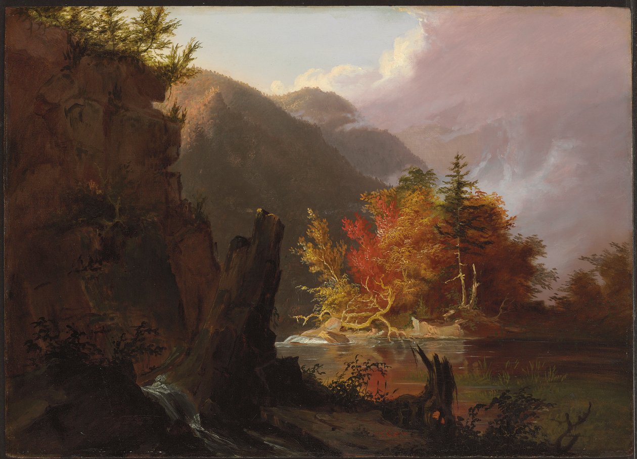 منظر في القرنفل Kaaterskill ، 1826 بواسطة توماس كول