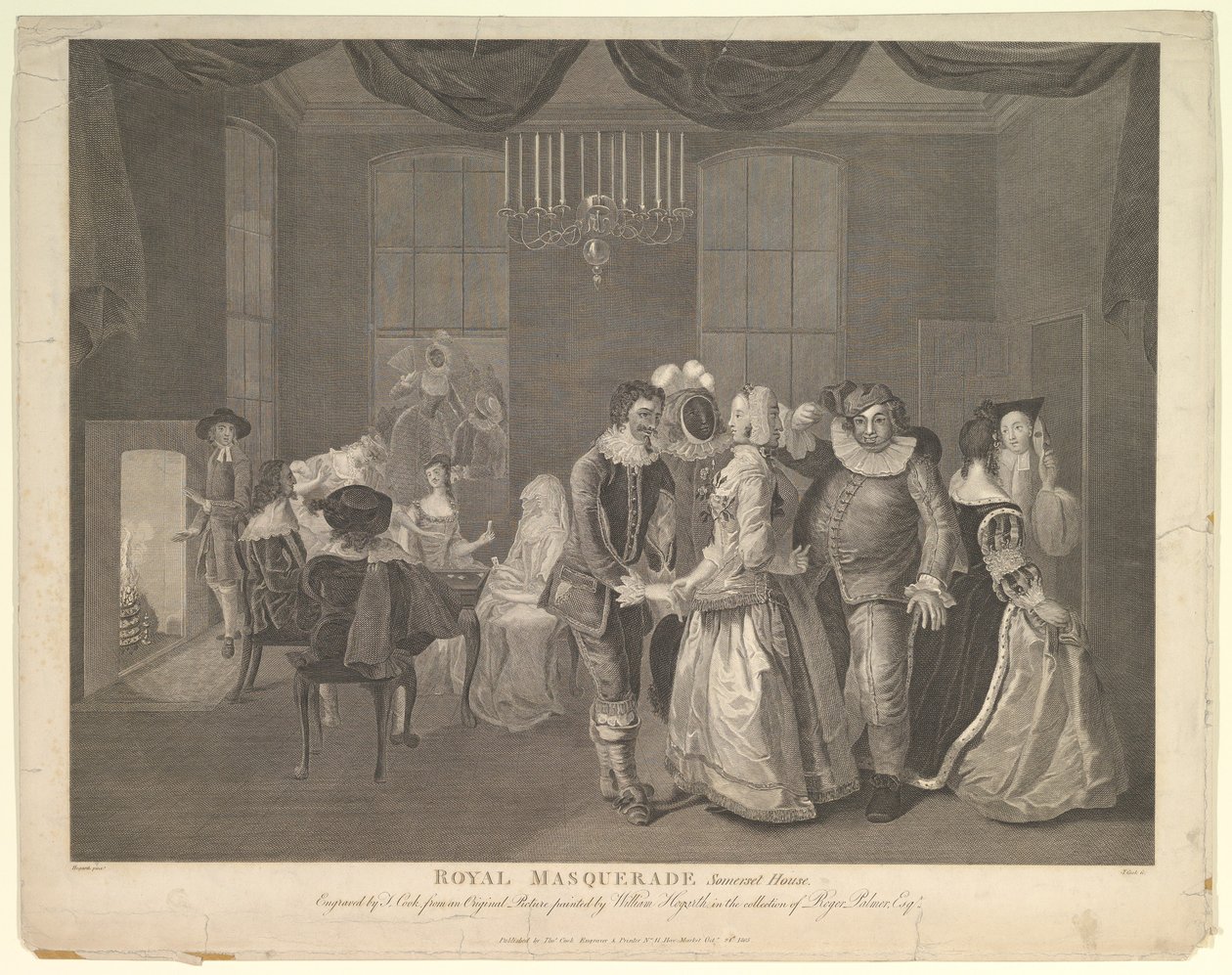 Royal Masquerade Somerset House ، 21 أكتوبر 1805. بواسطة توماس كوك