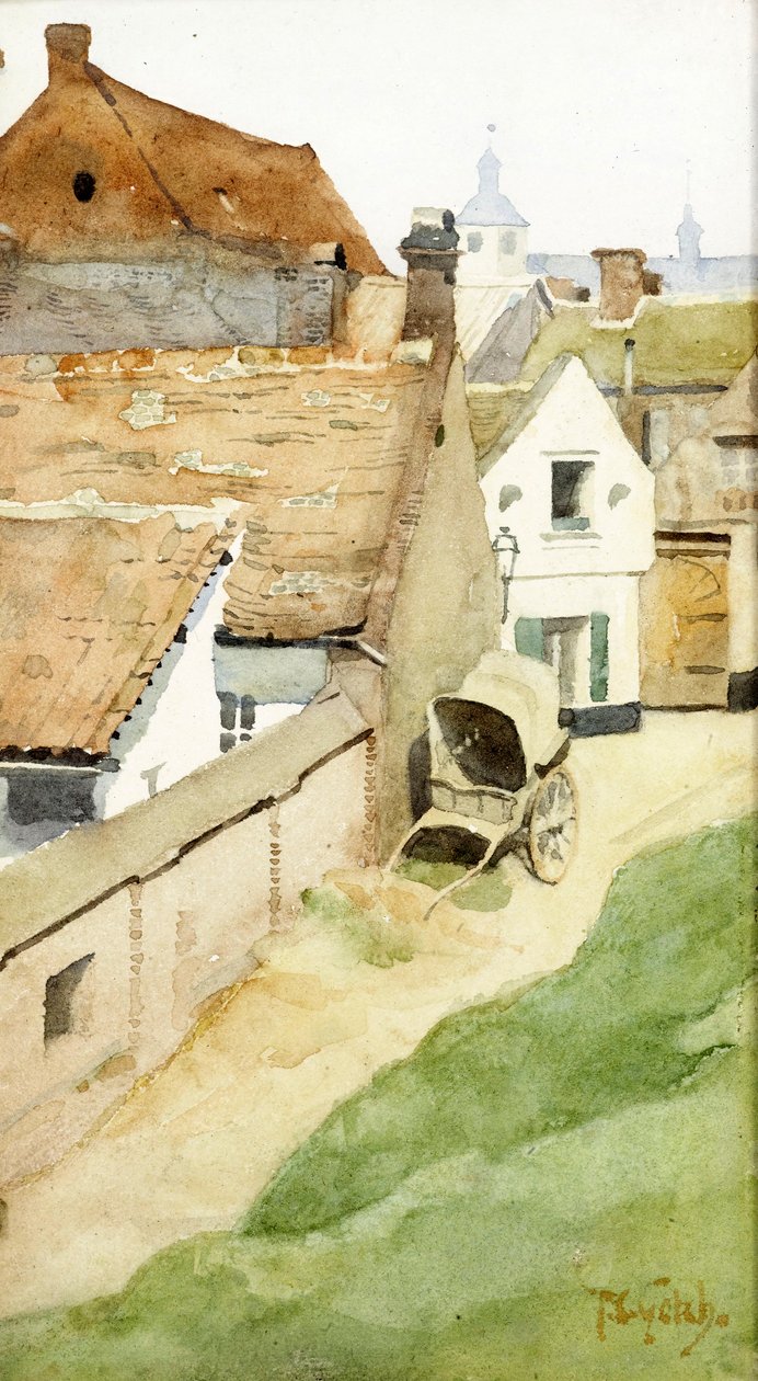 قرية باكستريت ، c.1880 بواسطة توماس كوبر جوتش
