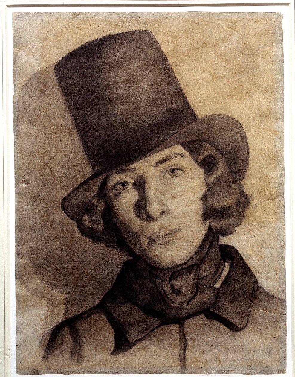 صورة لموريس ساند (1823-1889) ، ابن جورج ساند ، 21 عامًا - رسم غير مؤرخ لتوماس كوتور (1815-1879) - كان هذا الرسم لفترة طويلة يعتبر لوالدته جورج ساند ، متحف دي لا في رومانتيك ، باريس بواسطة توماس كوتور