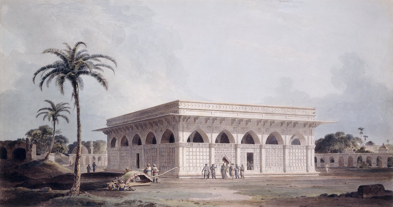 The Chaunsath Khamba Nizamuddin ، دلهي ، بواسطة توماس دانييل