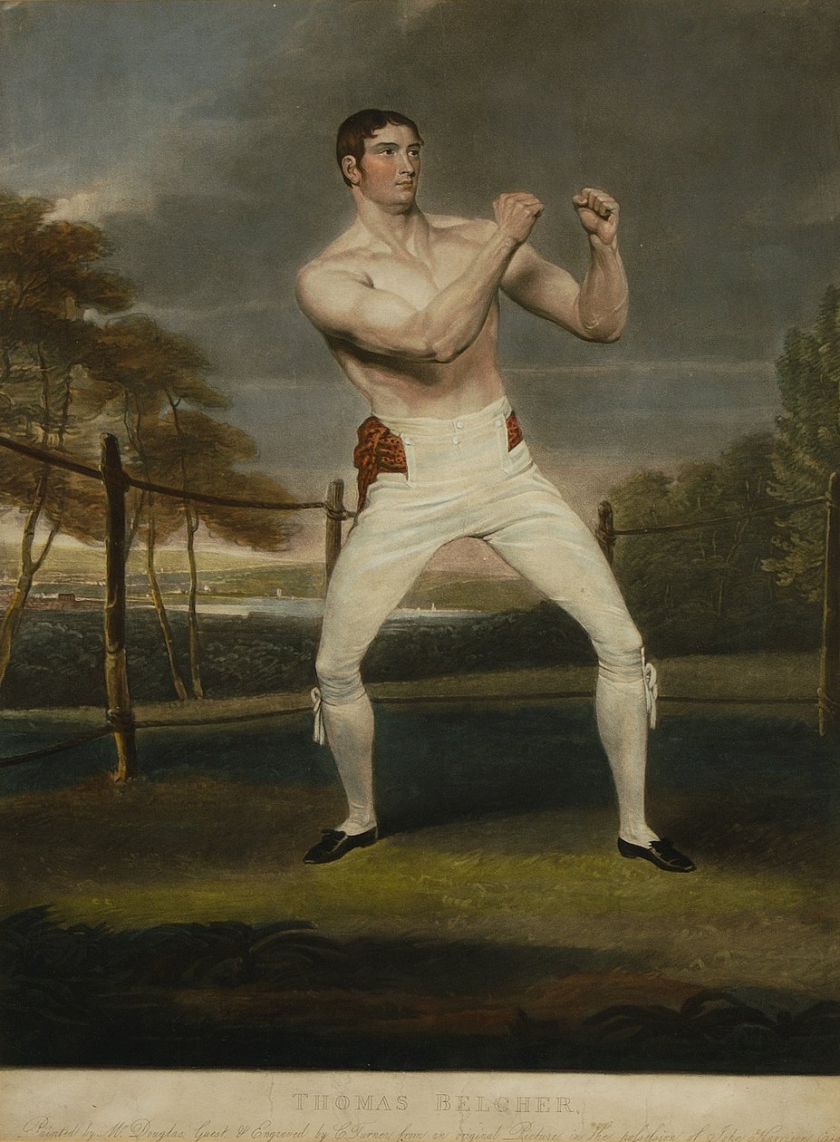 Thomas Belcher, engraved by Charles Turner (1775-1857) (coloured litho) بواسطة توماس دوجلاس (بعد) ضيف