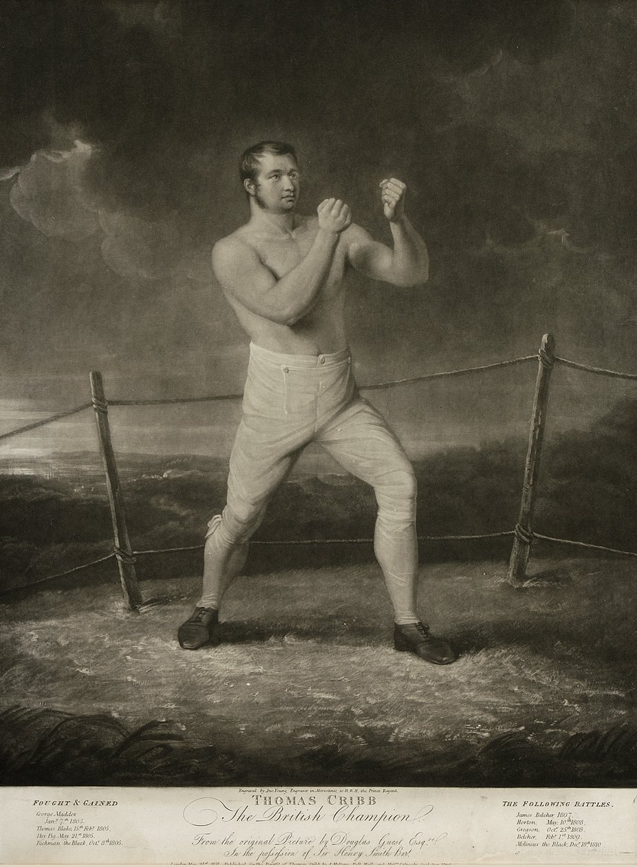 Thomas Cribb, engraved by Anthony Molteno (fl.1783-1830) (litho) بواسطة توماس دوجلاس (بعد) ضيف