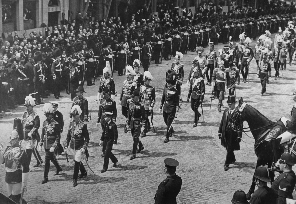 جنازة إدوارد السابع ، 1910 بواسطة توماس إي وهوراس جرانت جرانت