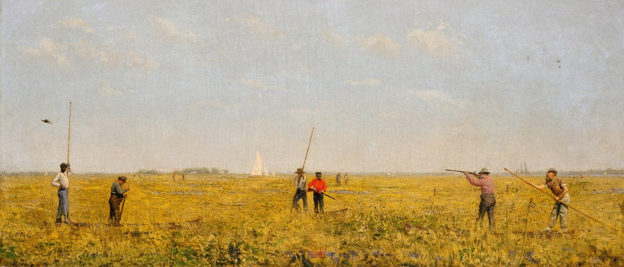 الدفع للسكك الحديدية ، 1874 بواسطة توماس إيكنز