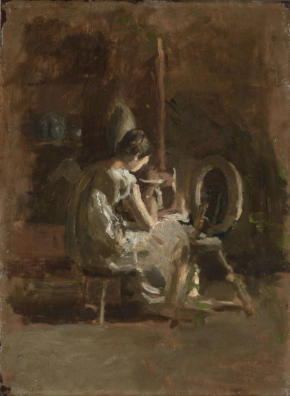 اسكتشات "Home-Spun" ، 1881 بواسطة توماس إيكنز