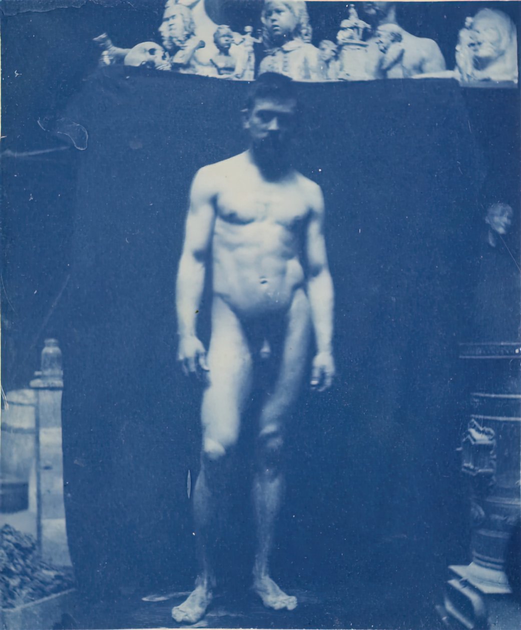 الوقوف عارية صموئيل موراي ، ج. 1890-1892. بواسطة توماس إيكنز