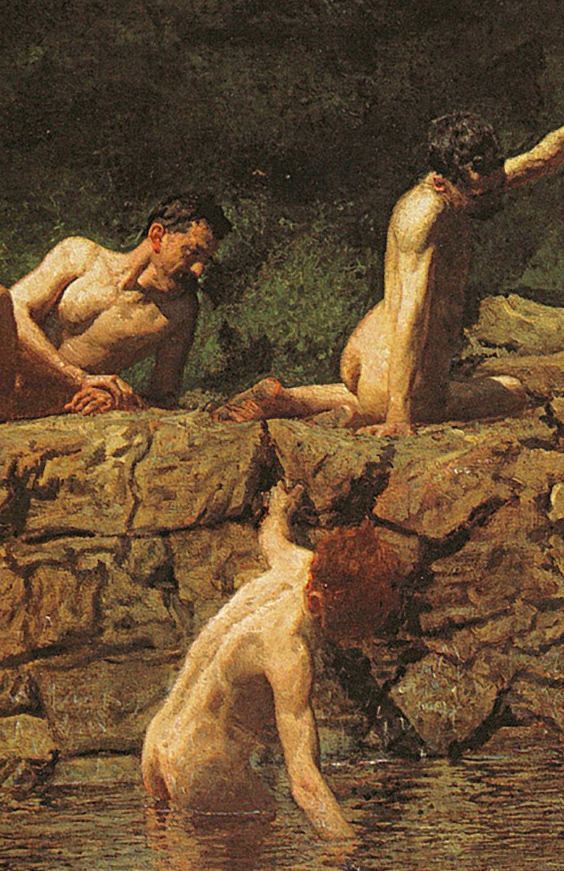 حفرة السباحة ، 1885 بواسطة توماس إيكنز