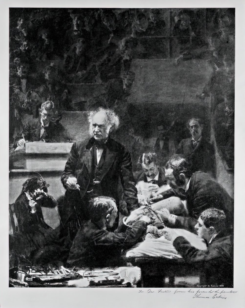 عيادة جروس ، 1876. بواسطة توماس إيكنز