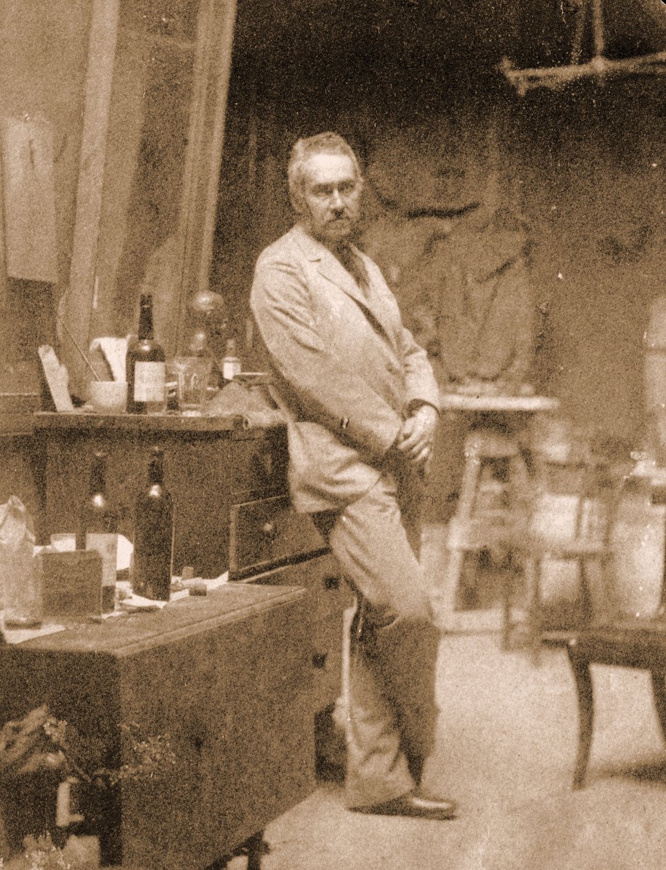 توماس eakins في دراسته ، 1889 بواسطة توماس إيكنز