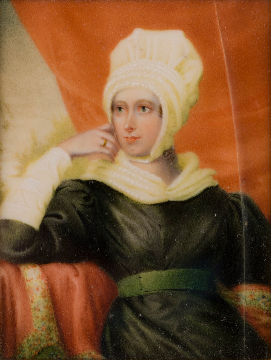 صورة للسيدة كاثرين مانرز ، سيدة فورستر الأولى (1779-1829) ، حوالي 1829 (زيت وعاج) بواسطة توماس فالكون مارشال