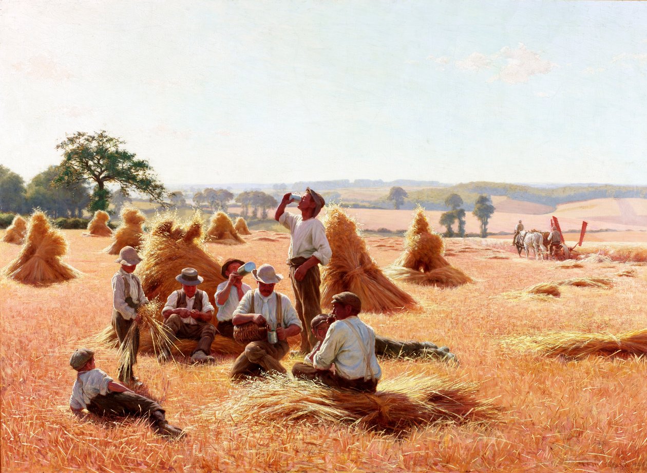 استراحة الحصاد ، 1898 بواسطة توماس فريدريك ماسون شيرد