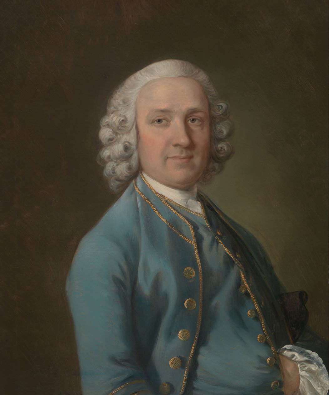 رجل يدعى السيد وود ، السيد الراقص ، كاليفورنيا. 1757. بواسطة توماس غينزبورو