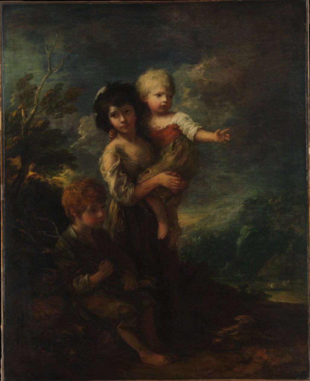 كوخ أطفال (The Wood Gatherers) بواسطة توماس غينزبورو