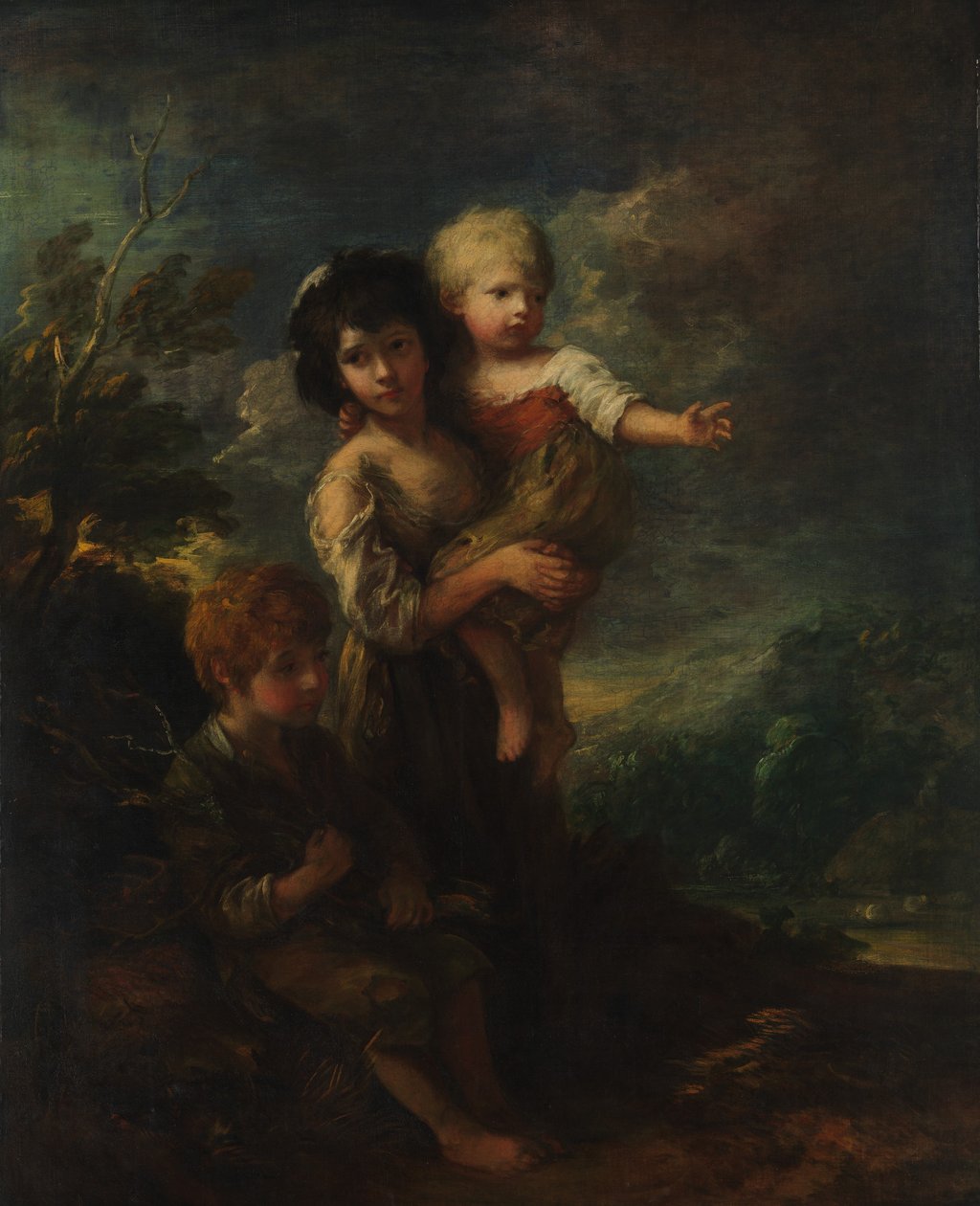 كوخ أطفال The Wood Gatherers ، 1787. بواسطة توماس غينزبورو