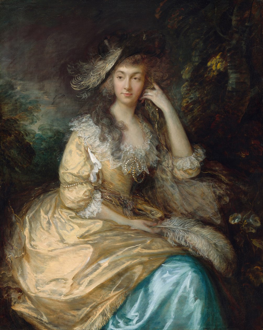 فرانسيس سوزانا ، سيدة دونستانفيل ، ج. 1786. بواسطة توماس غينزبورو