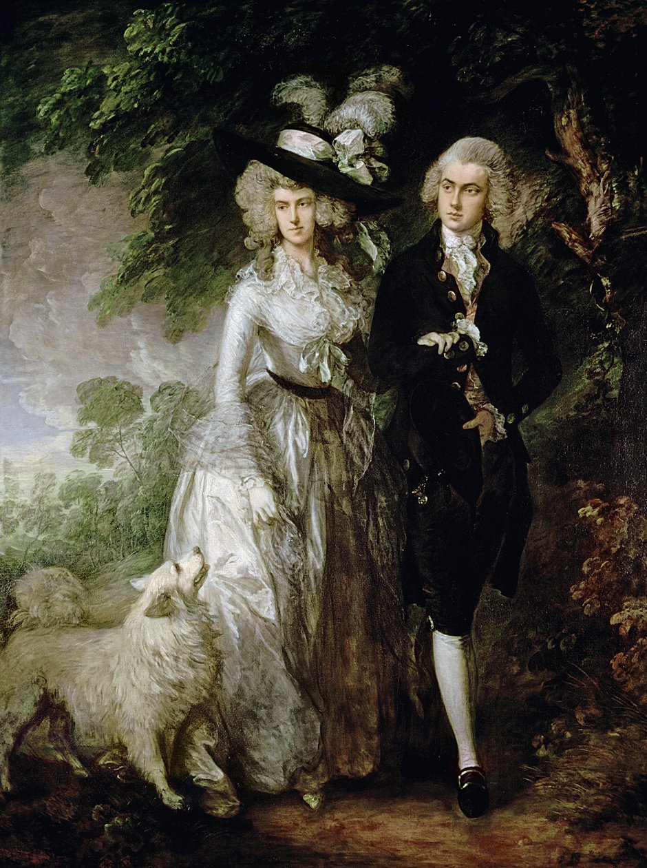 السيد والسيدة وليام هاليت (The Morning Walk) ، c.1785 بواسطة توماس غينزبورو