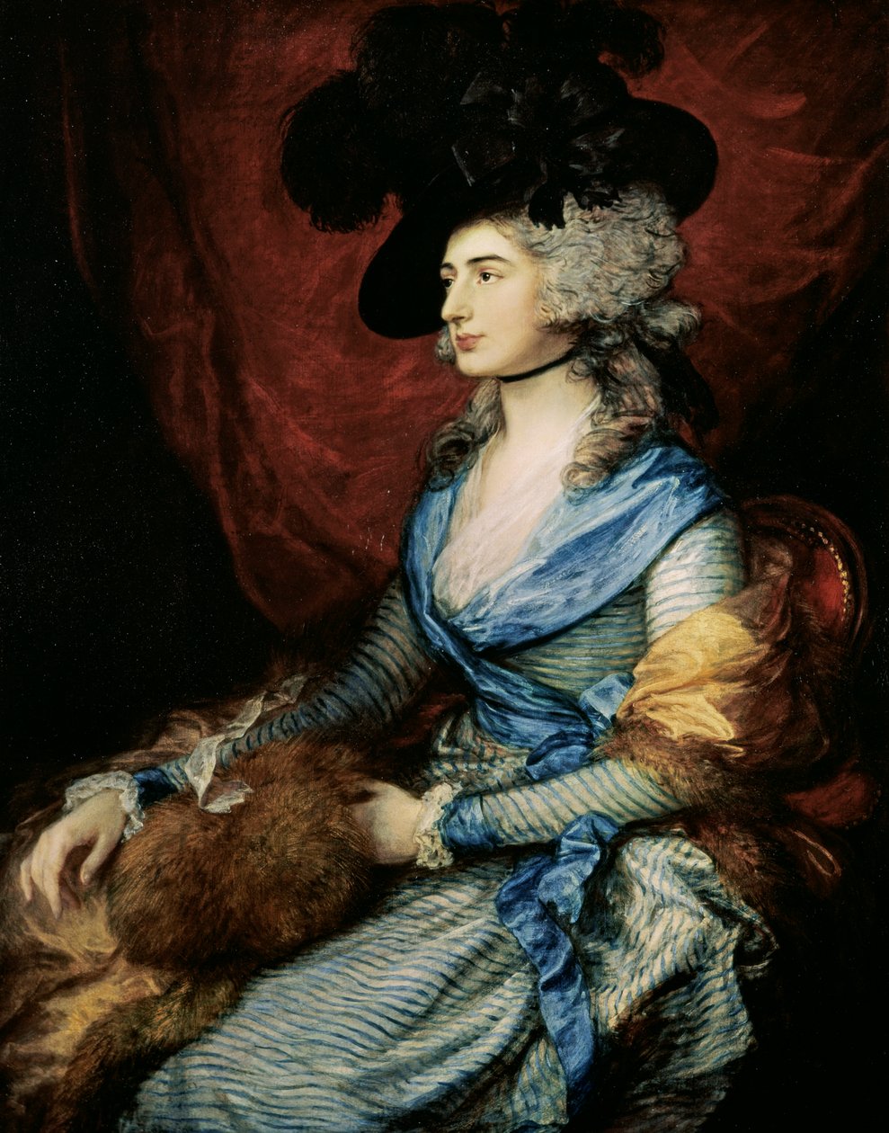 السيدة سارة سيدونز ، الممثلة (1755-1831) ، 1785 بواسطة توماس غينزبورو