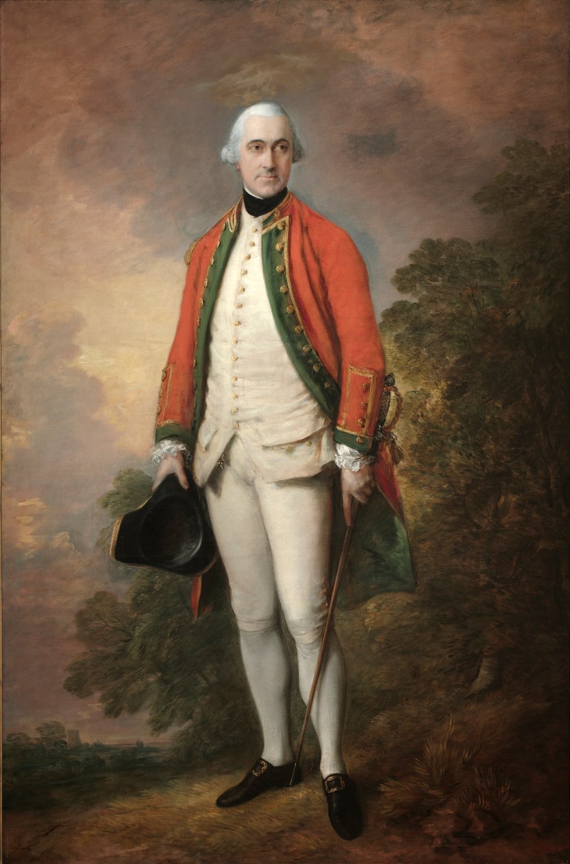صورة لجورج بيت ، أول لورد ريفرز ، ج. 1768-1769. بواسطة توماس غينزبورو