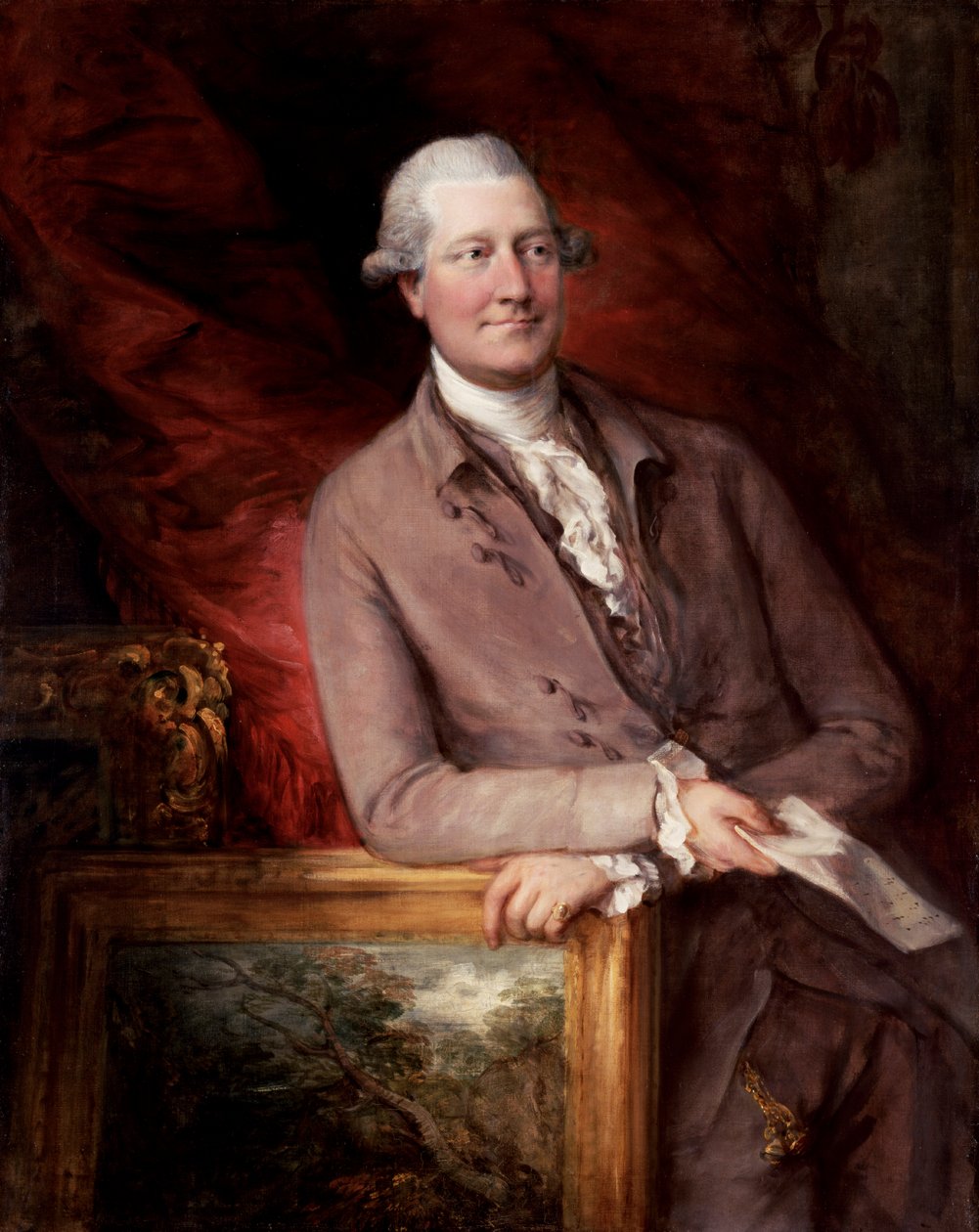 صورة لجيمس كريستي (1730-1803) بواسطة توماس غينزبورو