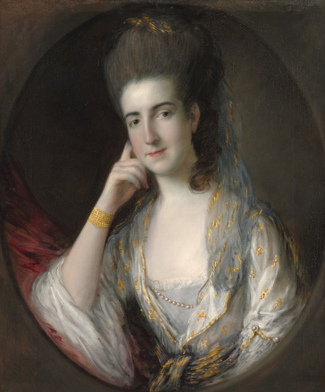 صورة ماري وايز ، عام 1776 (زيت على قماش) بواسطة توماس غينزبورو