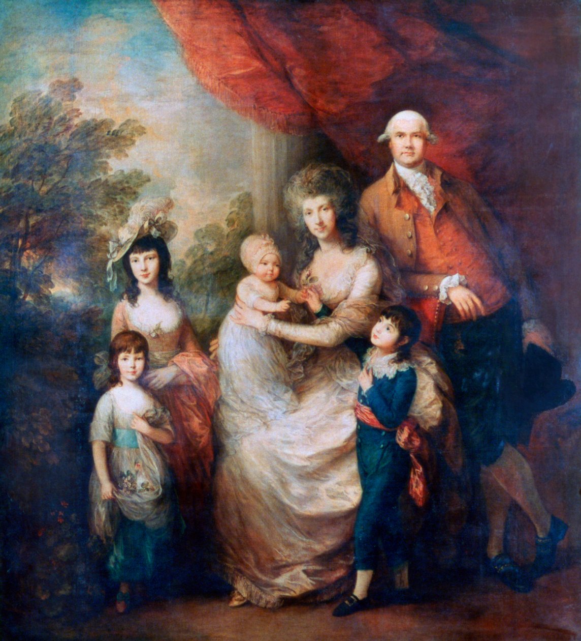 عائلة بيلي ، c1784 بواسطة توماس غينزبورو