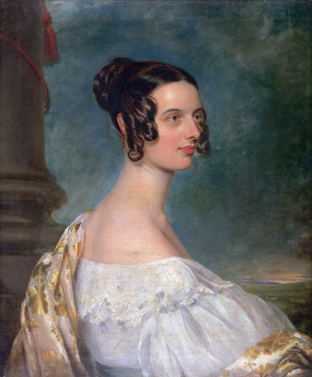 كاثرين غاندي ، ني هايد ، c.1837-38 بواسطة توماس غاندي