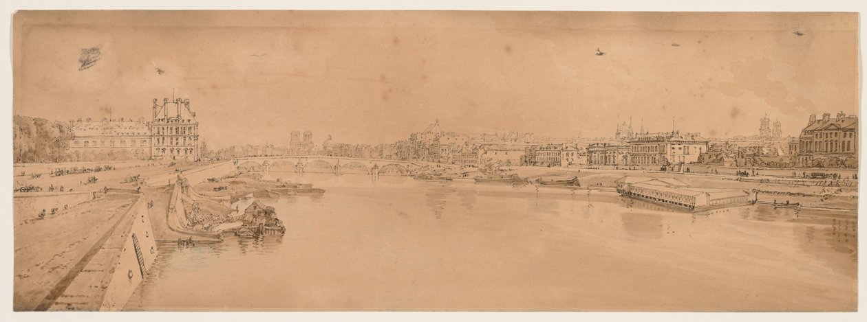 مجموعة مختارة من عشرين مناظر خلابة في باريس ، 1802. بواسطة توماس غيرتين