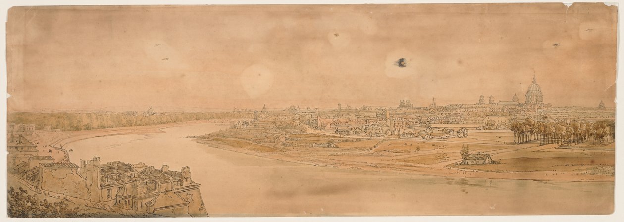 مجموعة مختارة من عشرين مناظر خلابة في باريس ، 1802. بواسطة توماس غيرتين