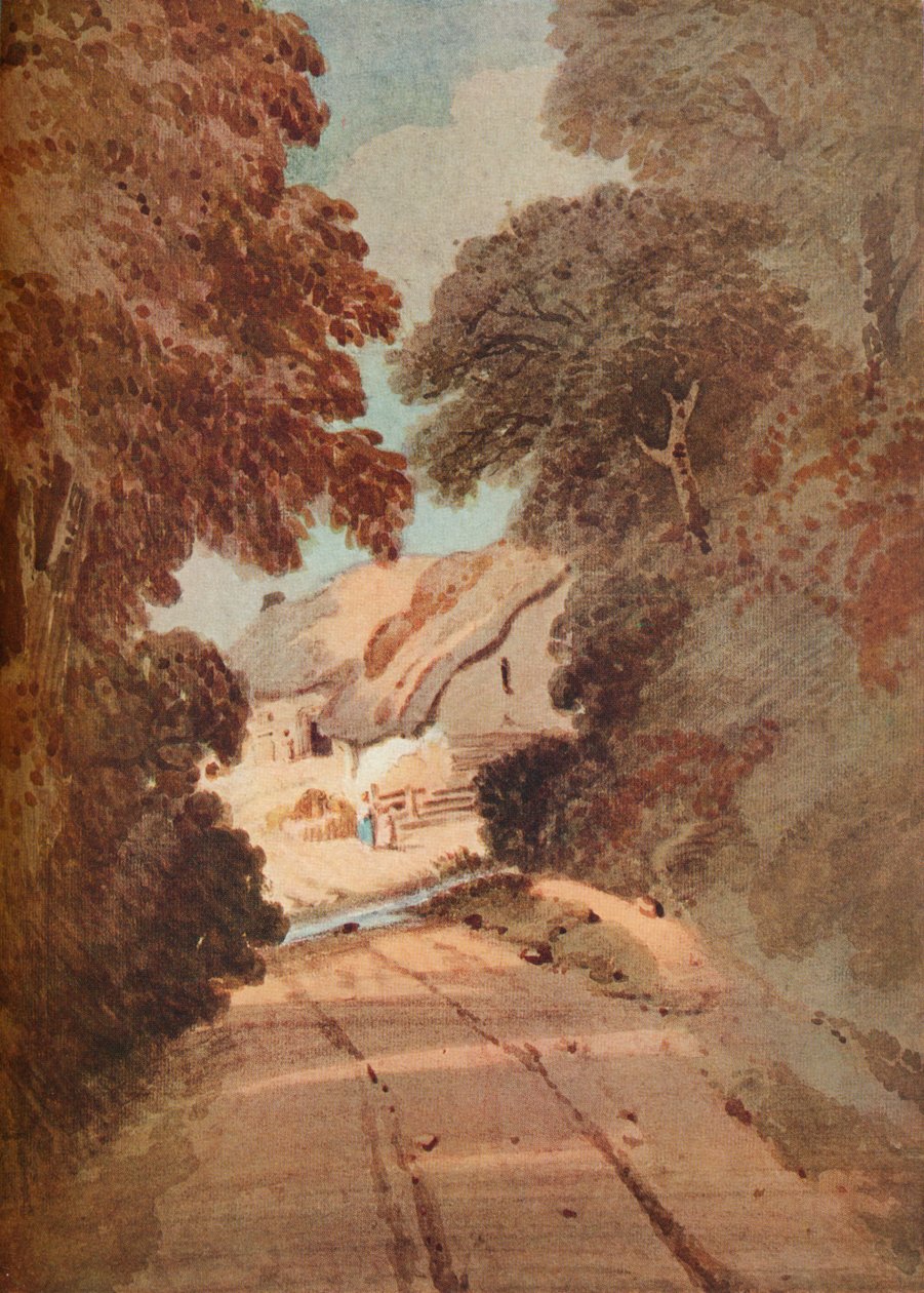 لين وأكواخ ، c1800 بواسطة توماس غيرتين