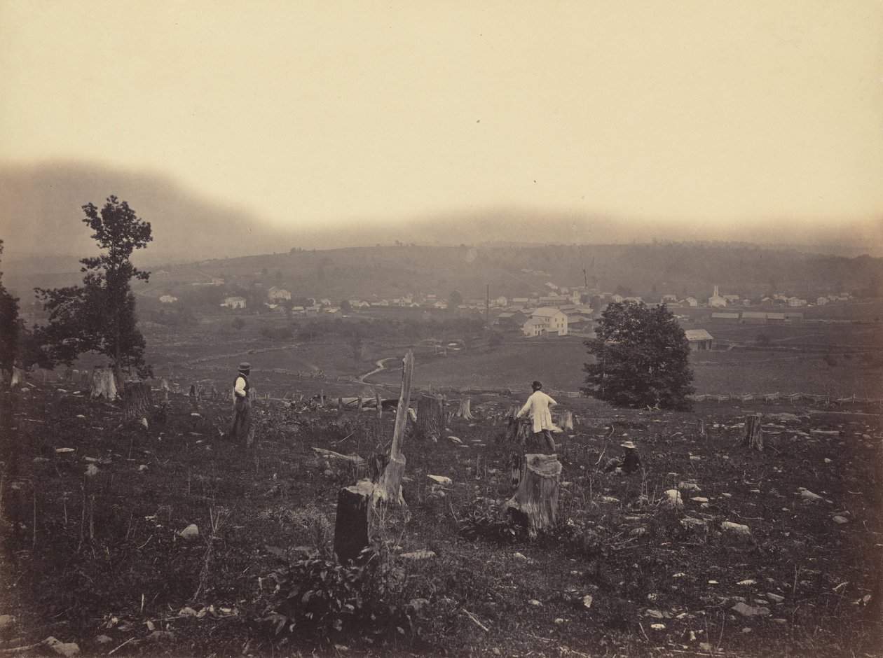 شركة Waymart، Del. & Hudson Canal Co.، c. 1863-1865. بواسطة توماس إتش جونسون