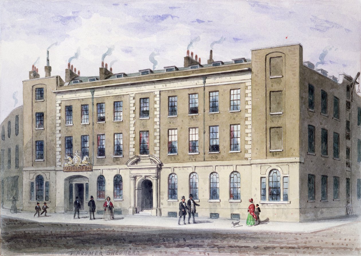 Apothecaries Lane ، 1855 (مرحاض على ورق) بواسطة توماس هوسمر شيبرد