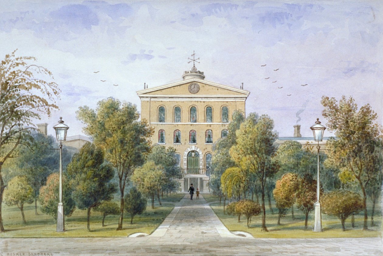 سجن Bridewell في Tothill Fields ، وستمنستر ، لندن ، c1850 بواسطة توماس هوسمر شيبرد