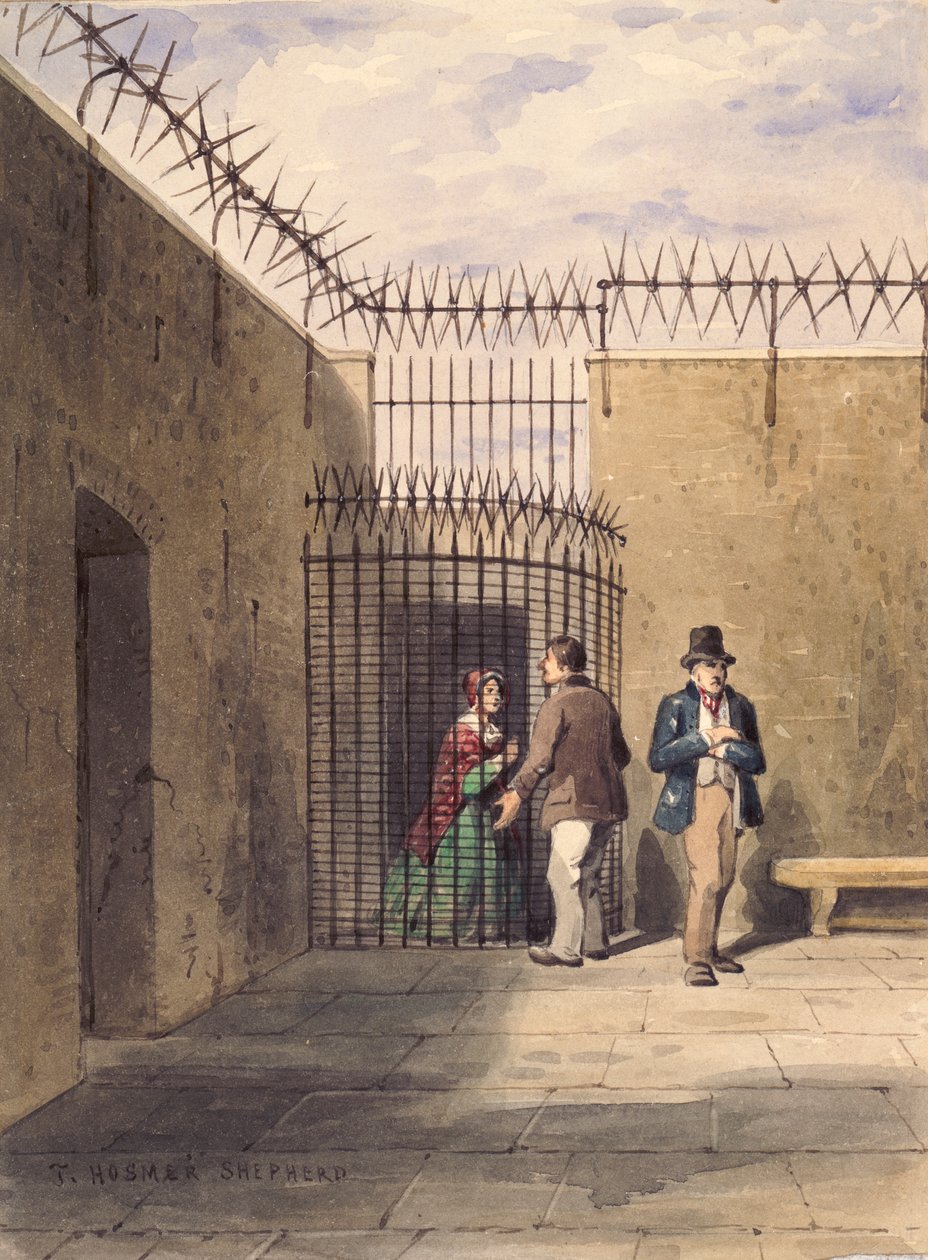 بيت التصحيح ، كليركينويل ، لندن ، c1830 بواسطة توماس هوسمر شيبرد