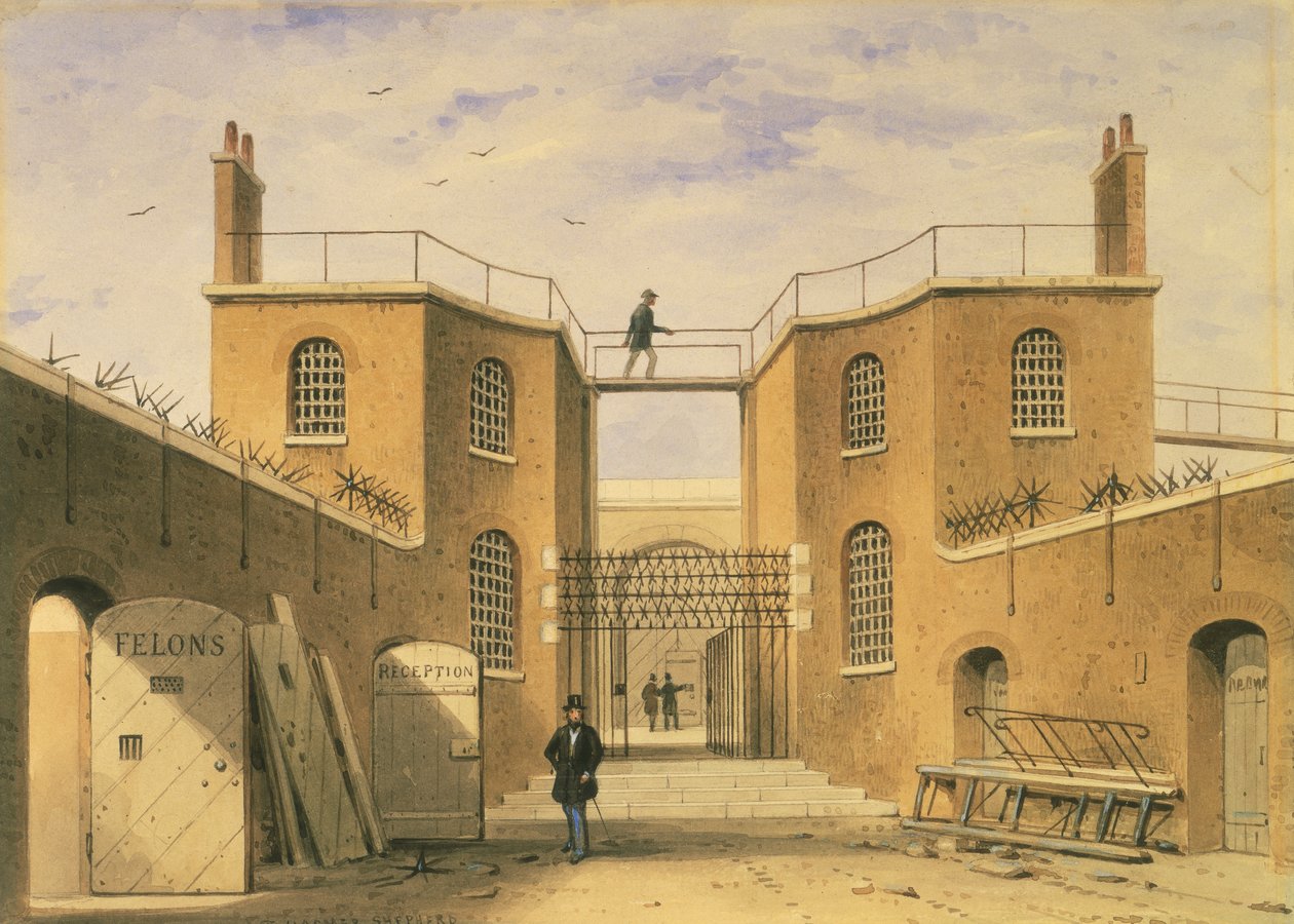 بيت التصحيح ، كليركينويل ، لندن ، c1850 بواسطة توماس هوسمر شيبرد