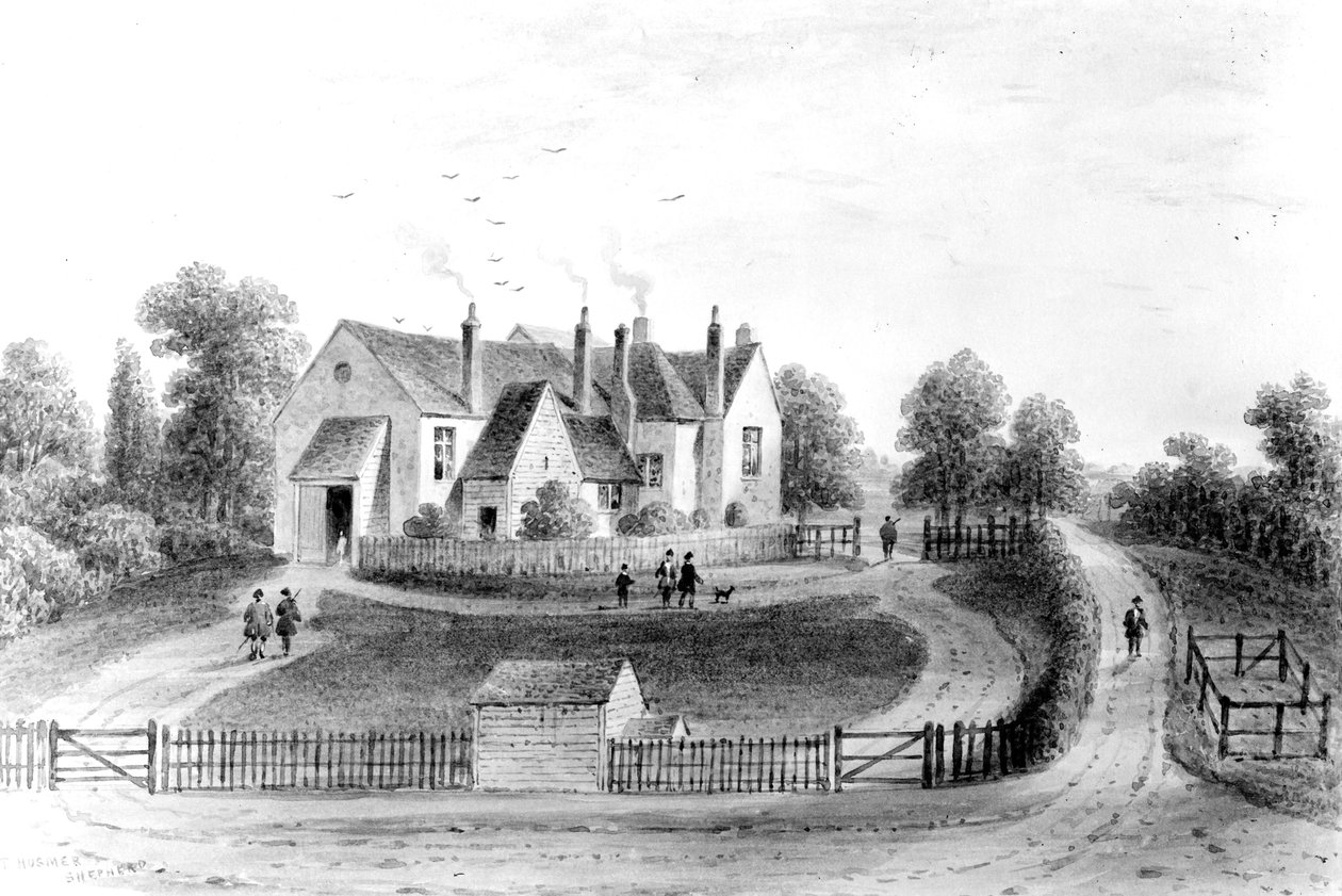 بيت مأدبة عمدة اللورد ، طريق أكسفورد ، c.1840 (رسم) بواسطة توماس هوسمر شيبرد
