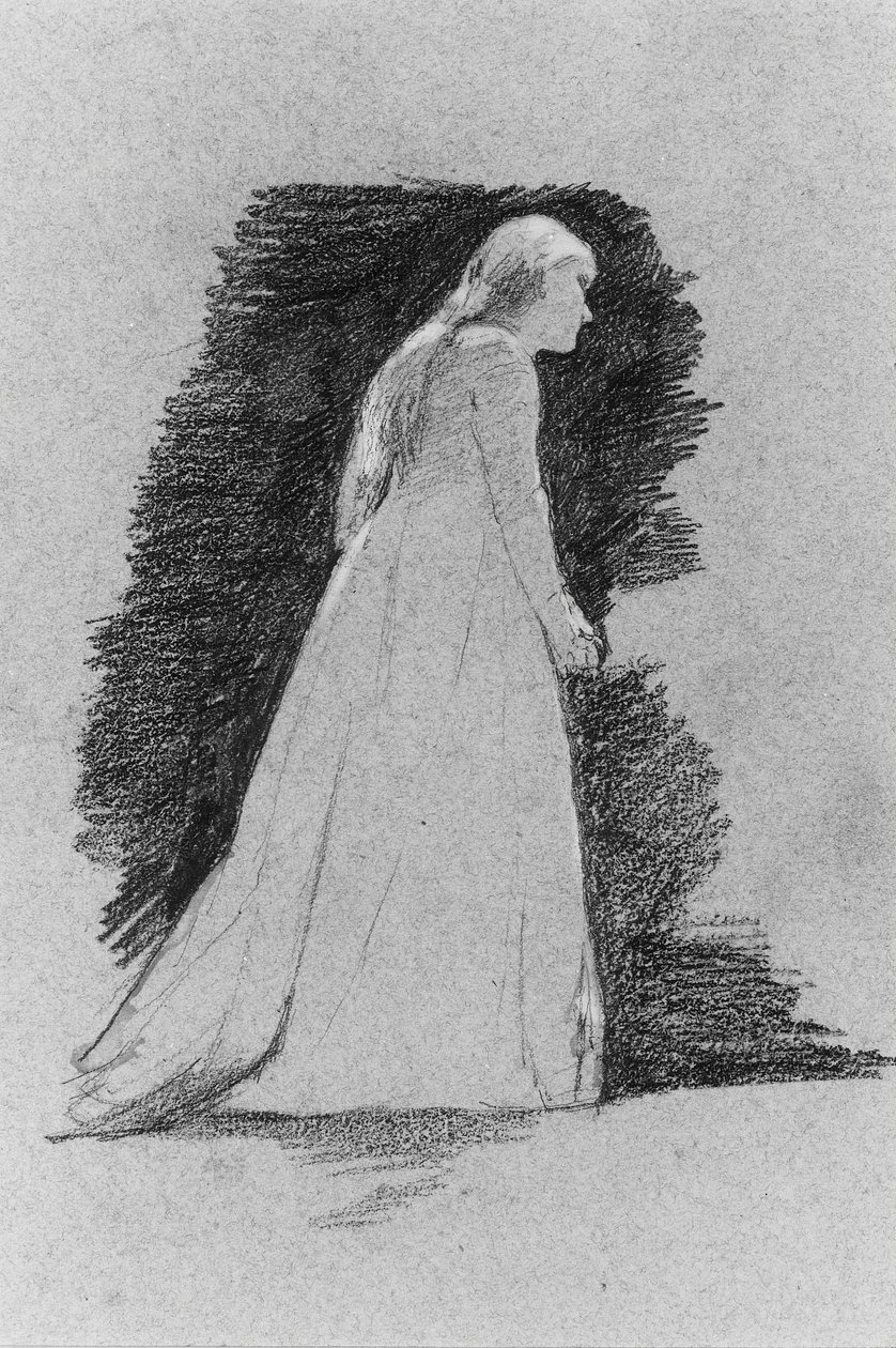 امرأة دائمة ، كاليفورنيا. 1881-82. بواسطة توماس هوفيندين