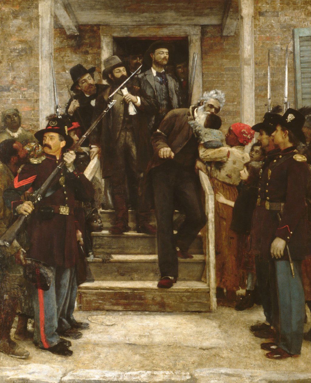 اللحظات الأخيرة لجون براون ، 1882-1884. بواسطة توماس هوفيندين