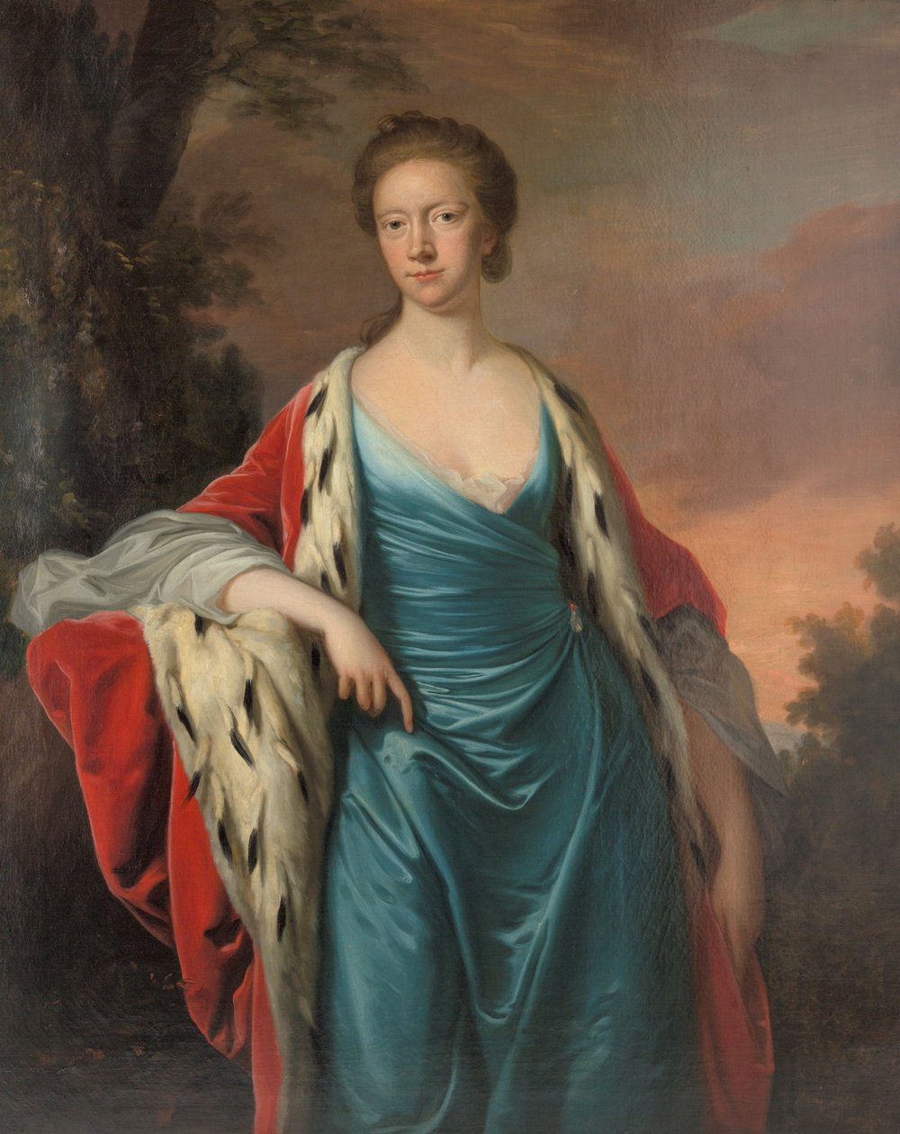 الأميرة ماري من بريطانيا العظمى 1723-1772 ، Landgravine of Hesse-Kassel ، 1750s. بواسطة توماس هدسون