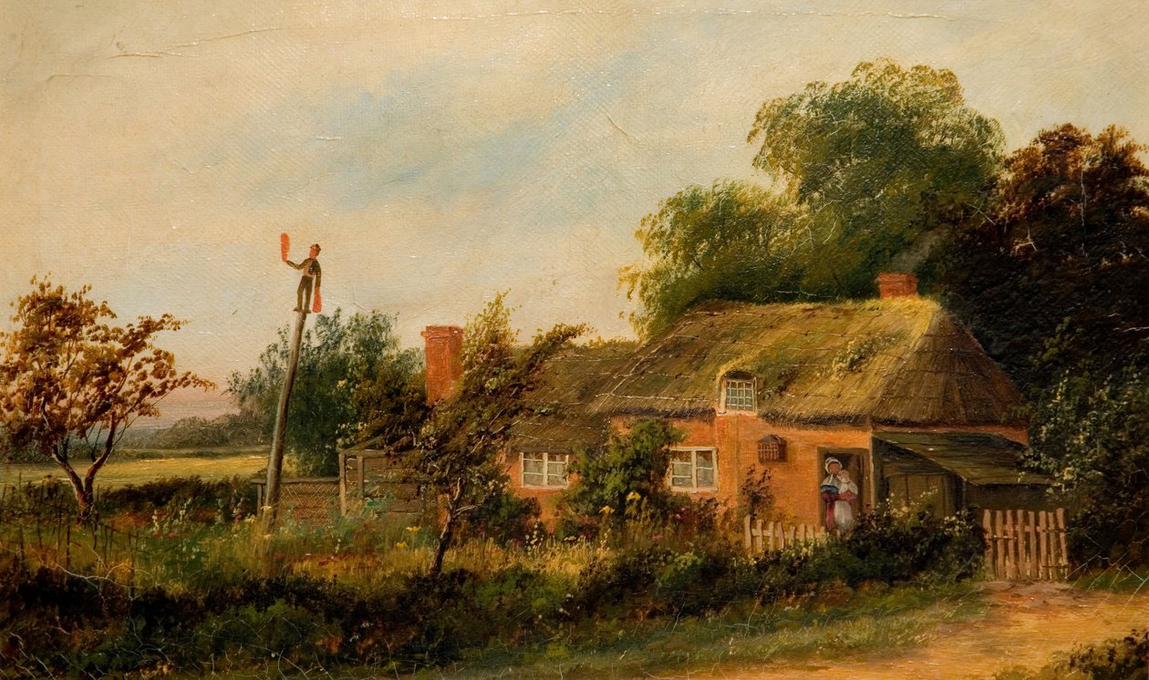 Sket's Cottage Northfield ، برمنغهام ، 1875-1900. بواسطة توماس كندريك