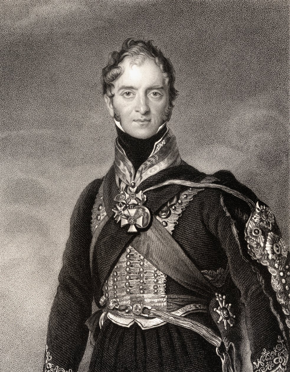 هنري ويليام باجيت ، مركيز أنجلسي الأول ، منقوش بواسطة صموئيل فريمان (1773-1857) بواسطة توماس لورانس