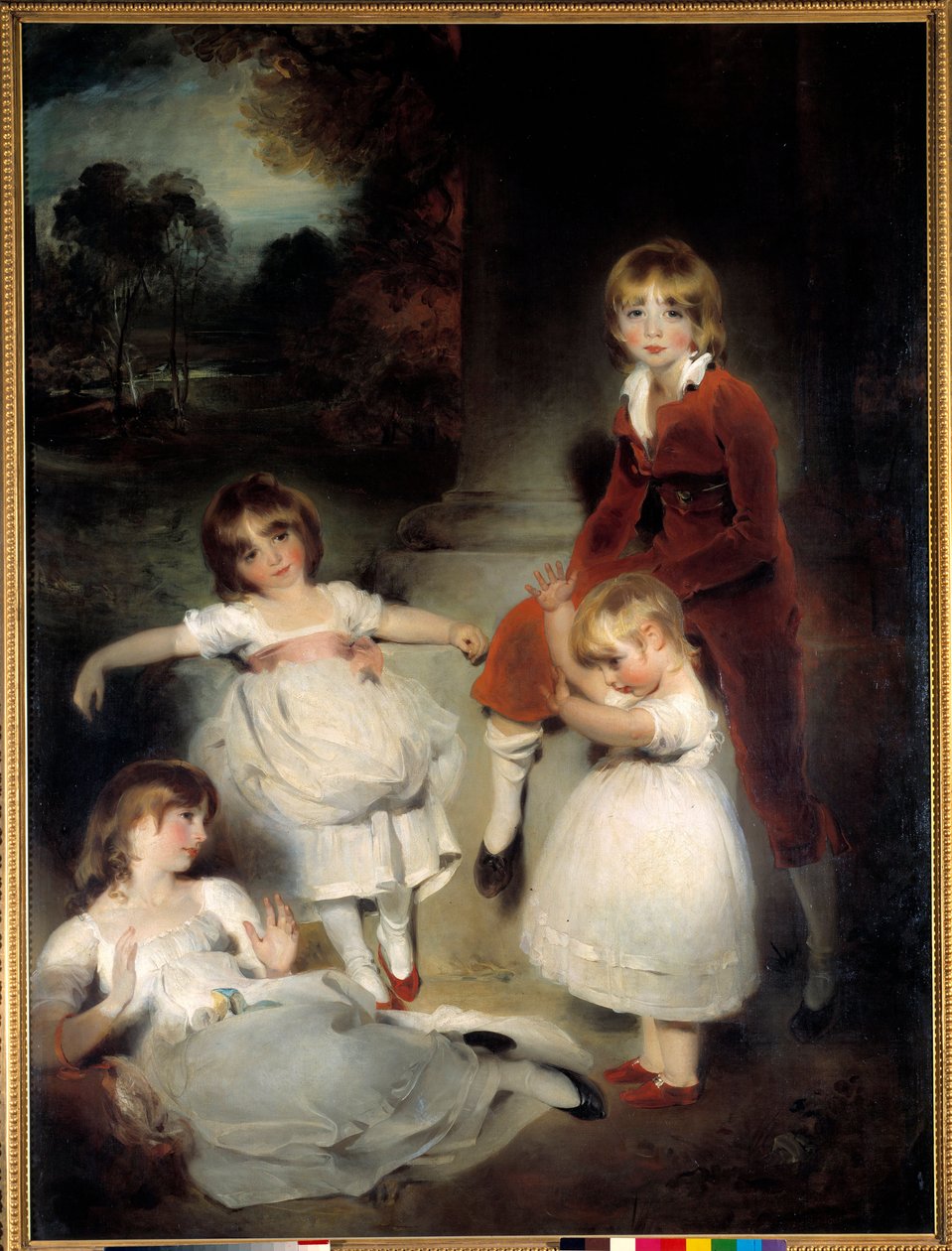 أطفال جون أنجرستين. لوحة للسير توماس لورانس (1769-1830) القرن التاسع عشر. 1،95x1،46 م. بواسطة توماس لورانس