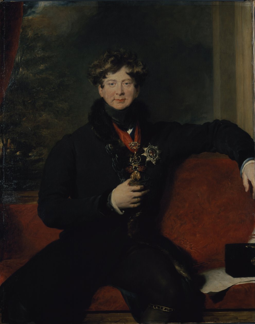 Portrait of George IV (oil on canvas) بواسطة توماس لورانس
