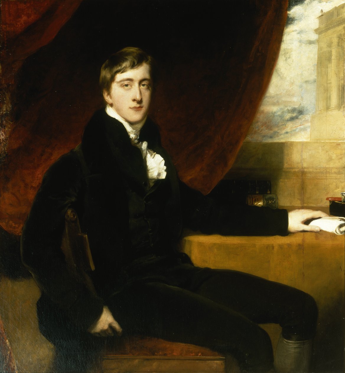 Portrait of William Spencer Cavendish, 6th Duke of Devonshire بواسطة توماس لورانس