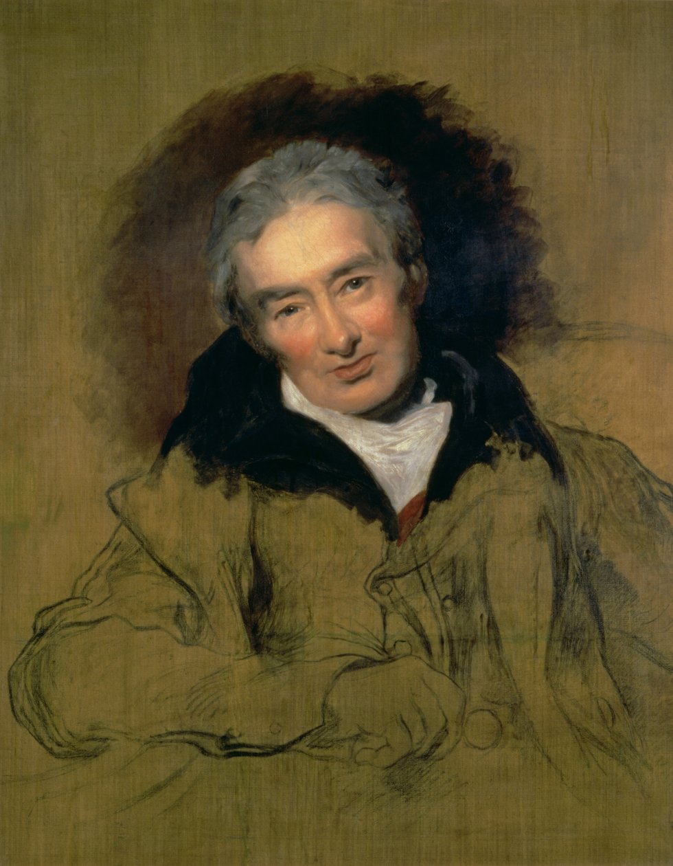 Portrait of William Wilberforce (1759-1833) 1828 (oil on canvas) (see 112022) بواسطة توماس لورانس