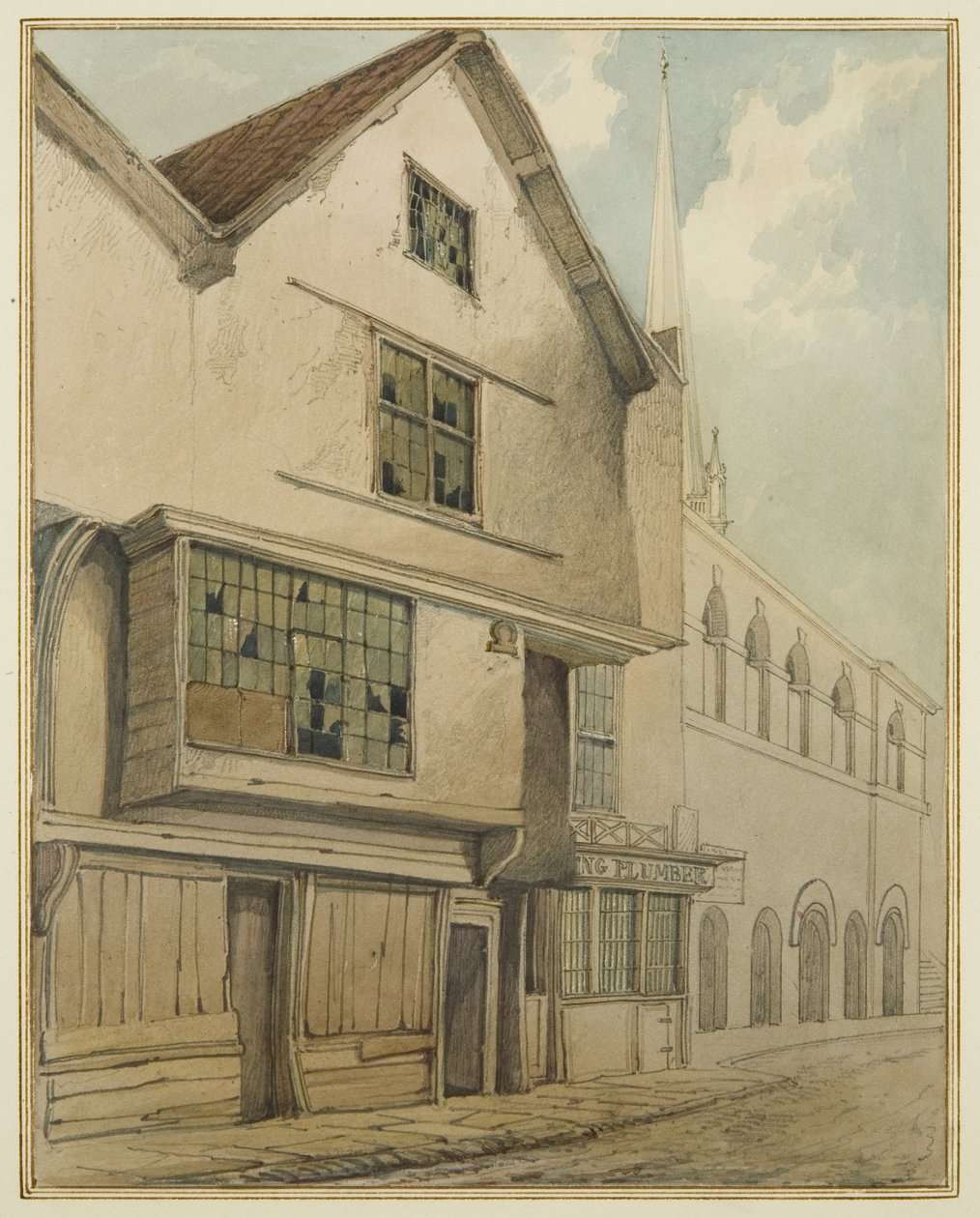 46 Baldwin Street (watercolor on paper) بواسطة توماس ليسون الأكبر روبوتبهام