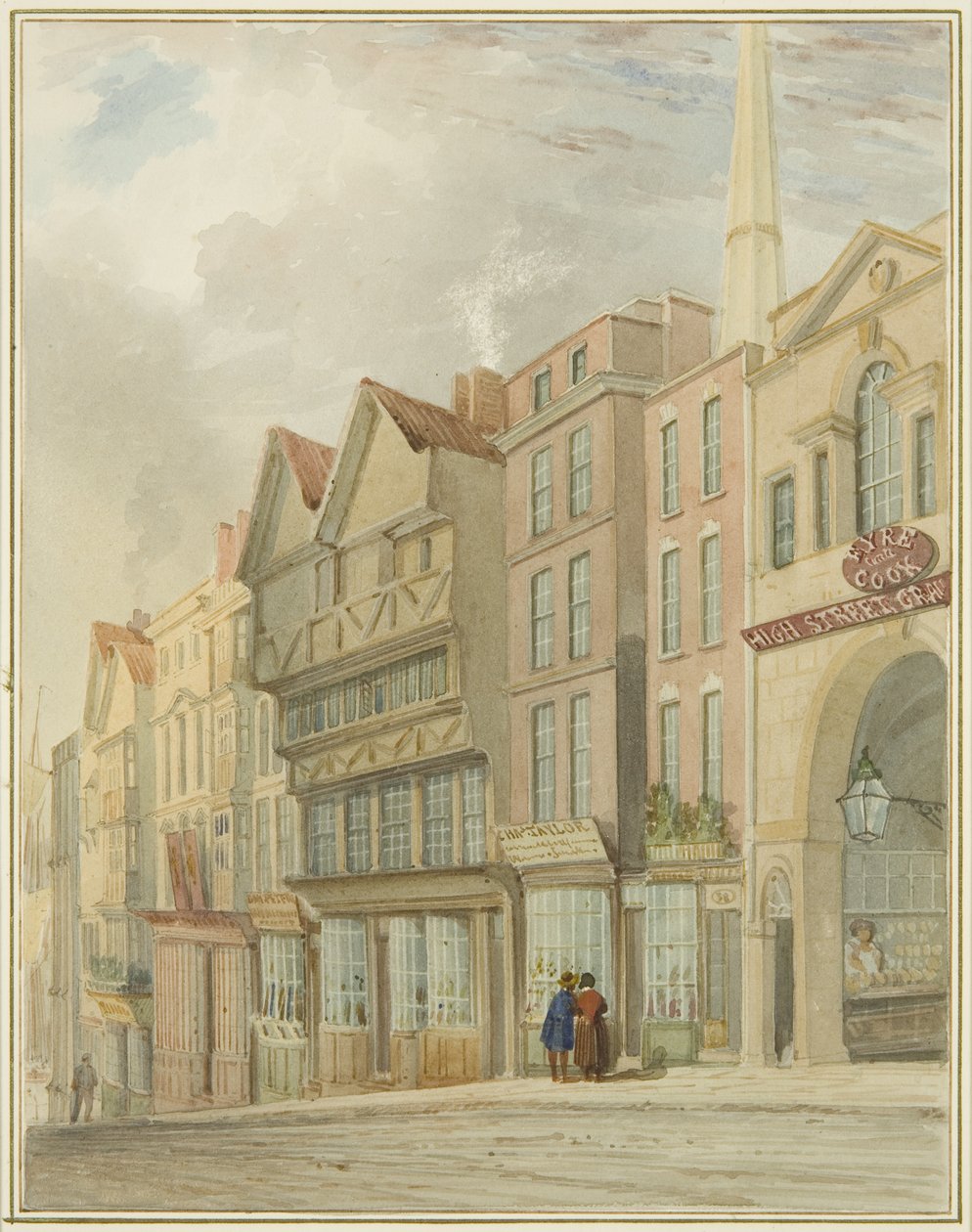 High Street with the Market Gate بواسطة توماس ليسون الأكبر روبوتبهام