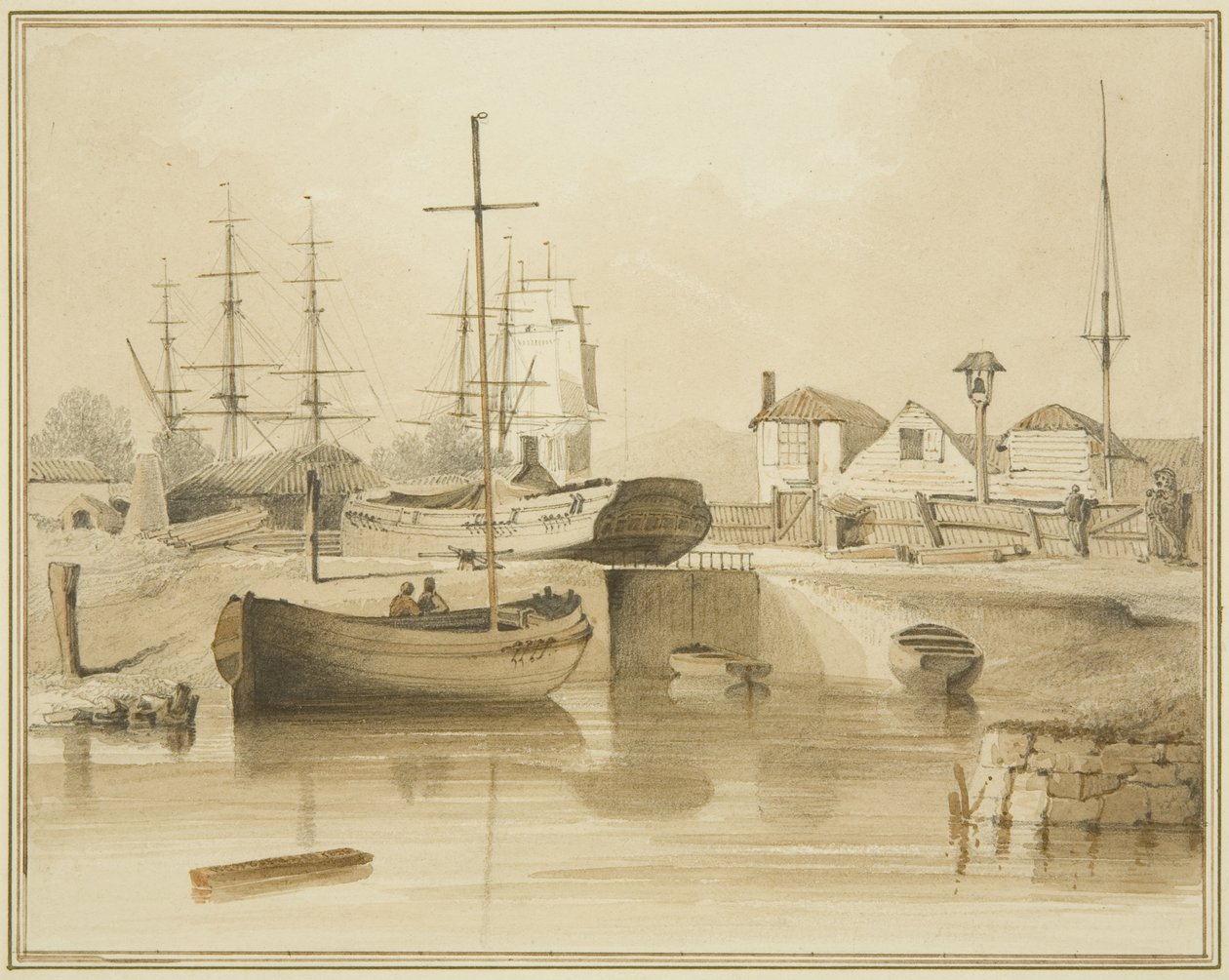 Toms's Dock (Tombs ') ، Canon's Marsh بواسطة توماس ليسون الأكبر روبوتبهام