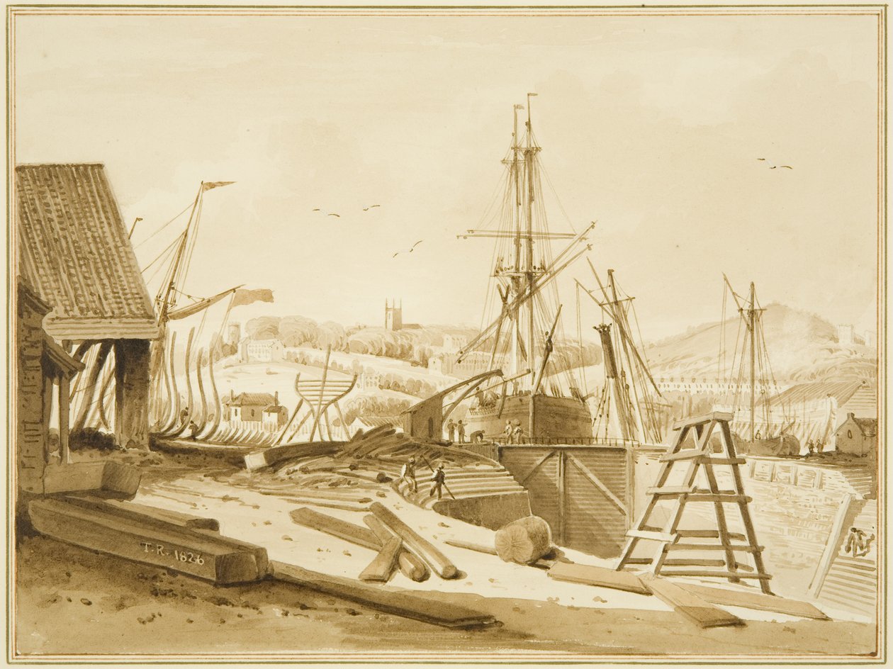 Western Wapping Dock بواسطة توماس ليسون الأكبر روبوتبهام