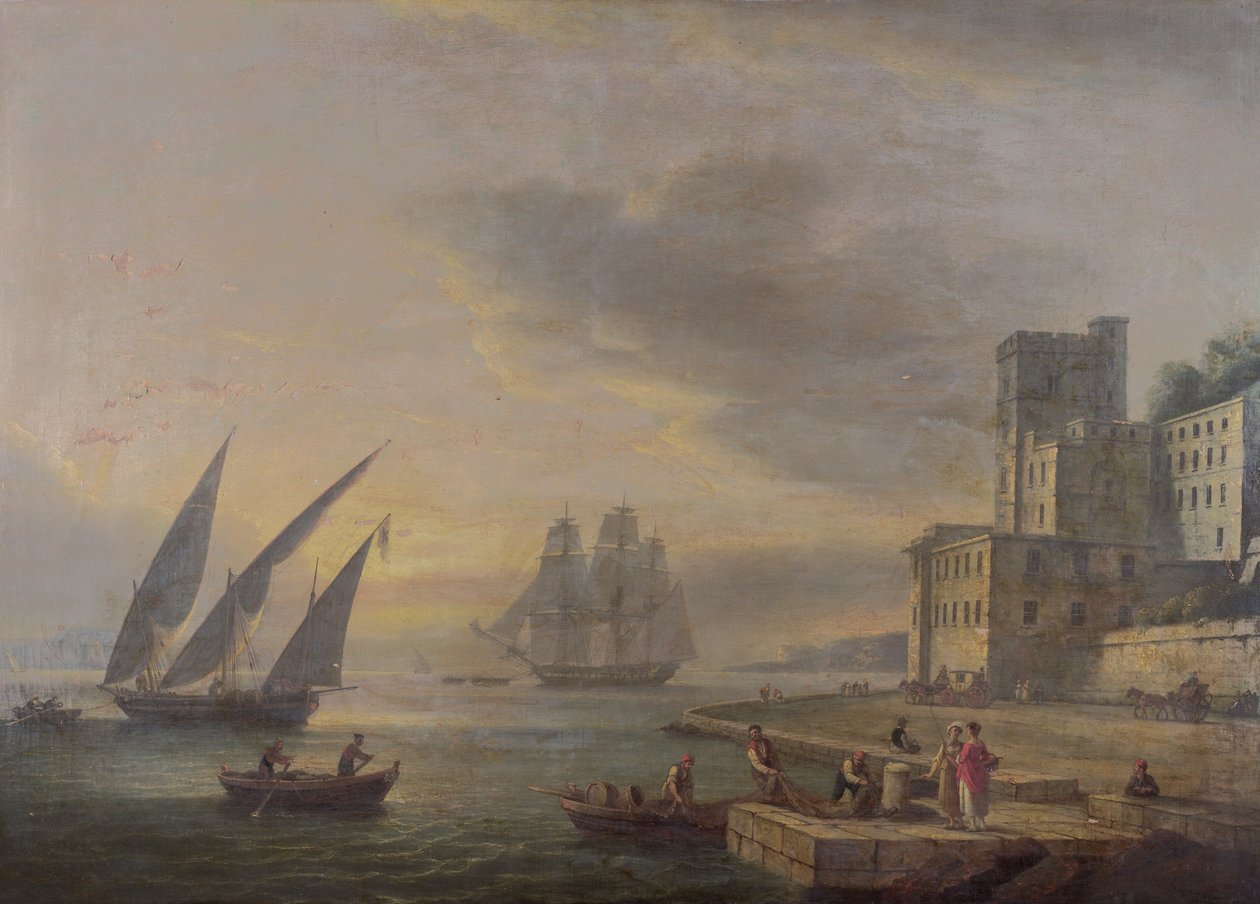 خليج نابولي من Posillipo ، c.1829 بواسطة توماس لوني